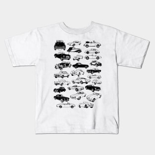 Vintage Cars Kids T-Shirt